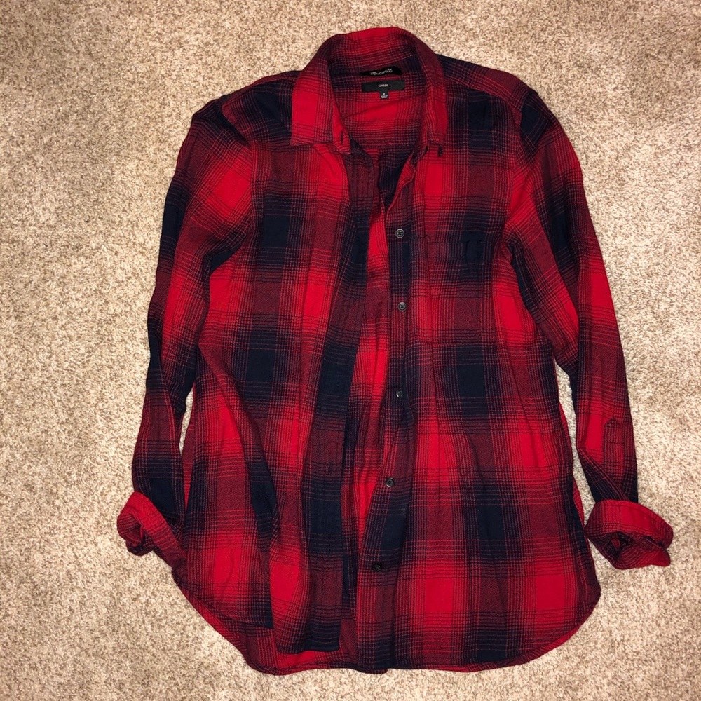 Madewell Flannel Button-Up